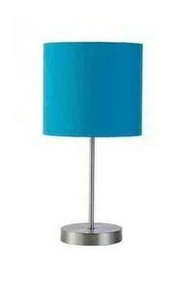 ColourMatch Satin Stick Table Lamp - Lagoon
